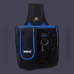 "NEW" KOBALT POLYESTER TECHNICIAN TOOL POUCH & SELF-RETRACTING SAFETY KNIFE SET